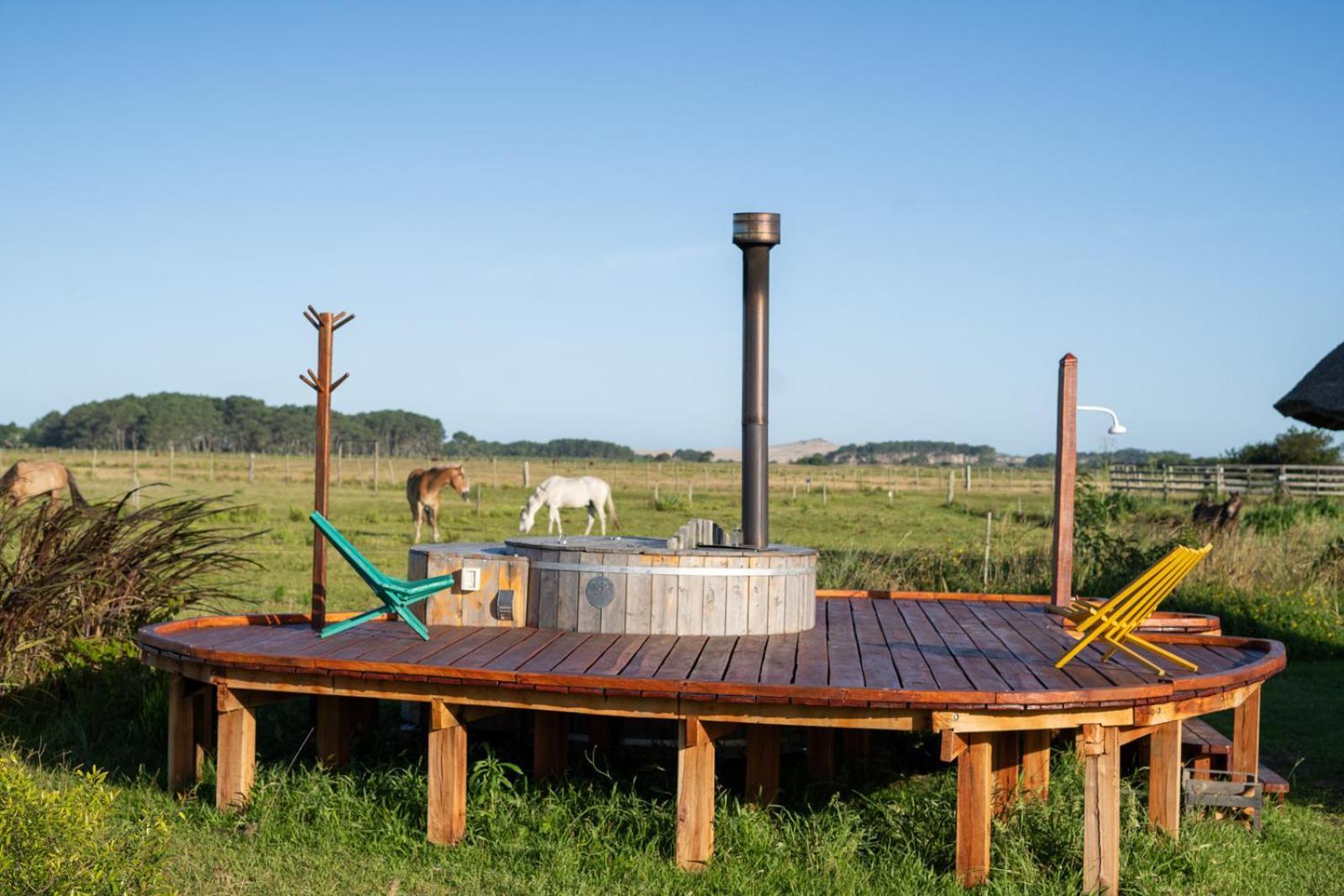 Los Chaja Ecolodge Barra de Valizas Exteriör bild